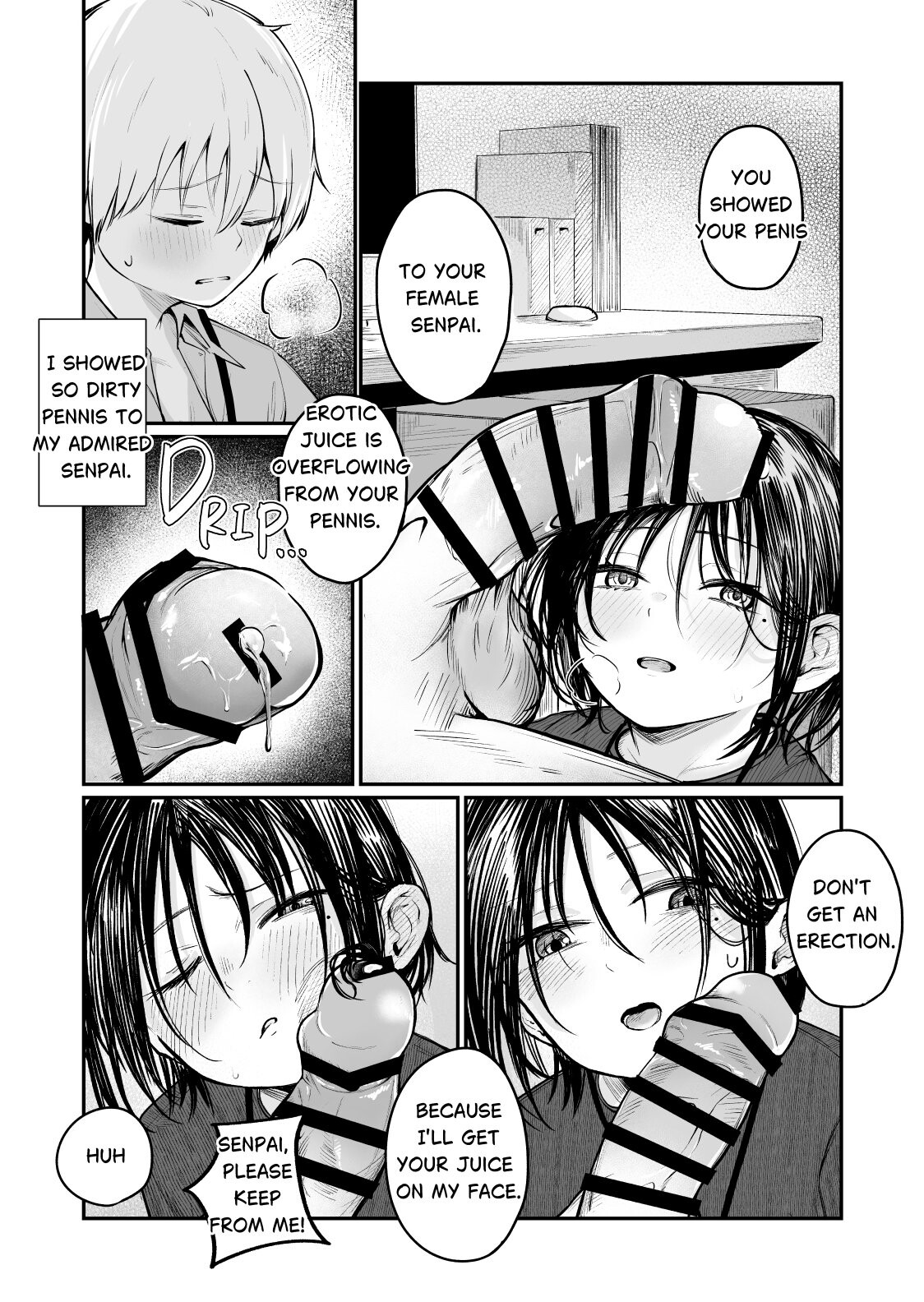 Hentai Manga Comic-Senpai! I'm Not Your Dildo! Uck!-Read-9